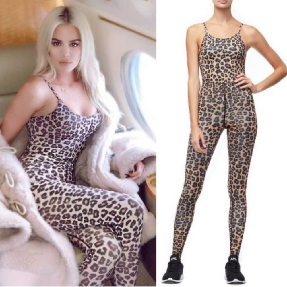 BRAND NEW WITH TAG GOOD AMERICAN PERFORMANCE LEOPARD JUMPSUIT